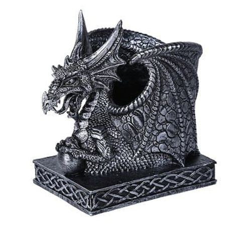 Fantasy Dragon Utility Holder Kitchen Counter top Utensils Organizer Home Office