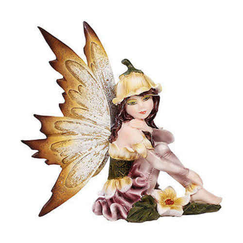 Fairy Daydreaming Ada Flor Small Meadowland Tribal Flower Girl Figurin ...