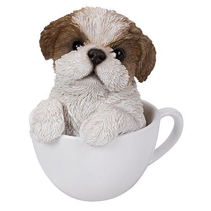 Adorable Teacup Pet Pals Puppy Collectible Figurine 5.75 Inches