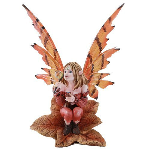 Fairy Garden Autumn Fairy Blowing Bubble Decorative Mini Garden Figurine