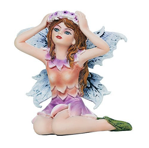 Fairy Garden Flower Fairy Decorative Mini Garden of Enchantment Figurine 3 Inch