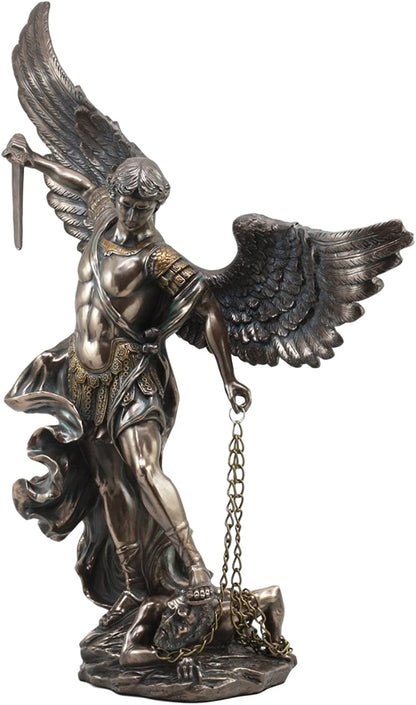 Pacific Giftware Archangel St. Michael Slaying Demon Statue Figurine 20 Inch