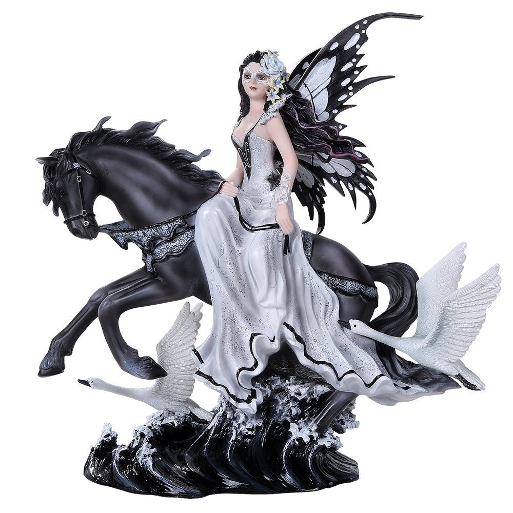 Lamentation of Swans Black Stallion Elegant Night Fairy Nene Thomas