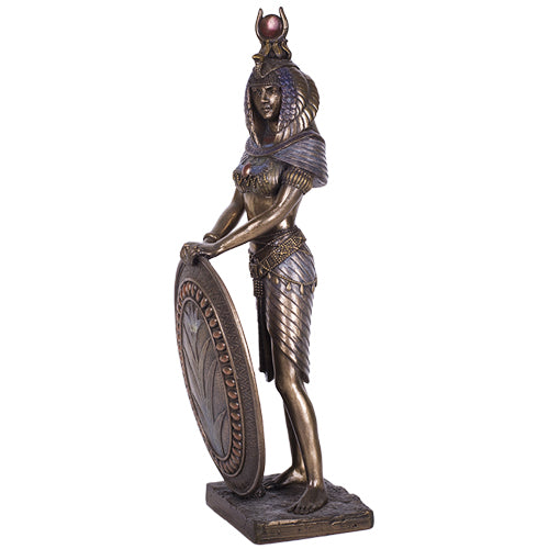 Standing Isis Statue Egyptian Goddess Bronze Finish