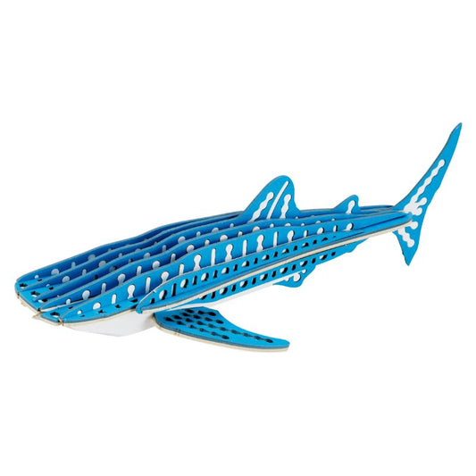 Japanese Art of Paper Craft Ocean Blue Whale Shark Assembled Educational Premium 3D Puzzle Paper Model Kit Challenge Gift Made in Japan