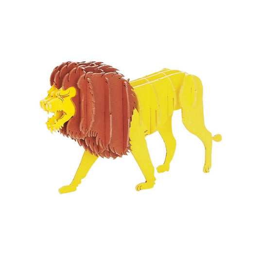 Japanese Art of Paper Craft Lion King Premium 3D Paper Puzzle Educational Model Kit Challenge Gift Made in Japan