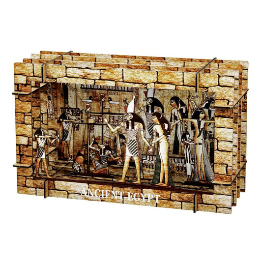 Ancient Egypt Wall Art Premium 3D Paper Puzzle Desktop Craft Art Made in Japan