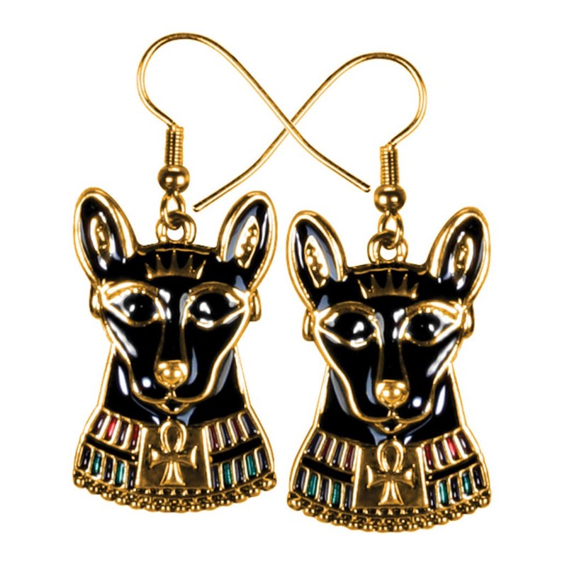 Bastet Earrings - Collectible Jewelry Accessory Dangle Studs Jewel