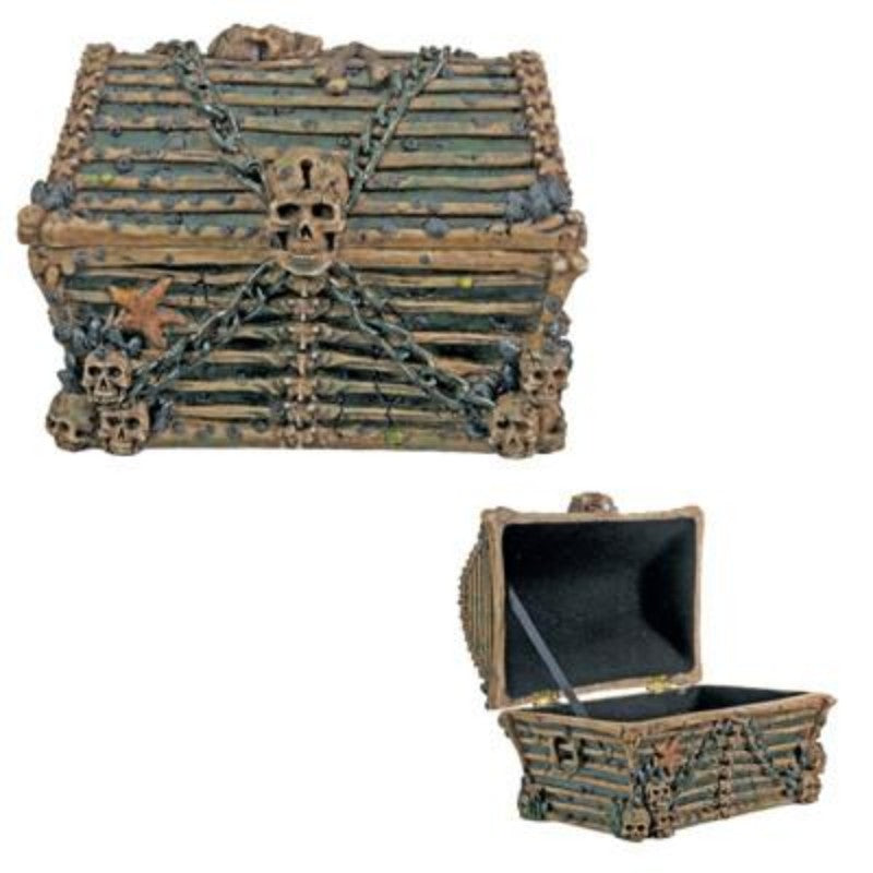 Davy Jones Chest Collectible Pirate Decoration Skeleton Container