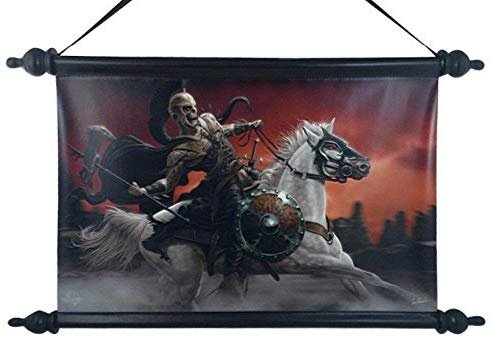 12 Inch Dark Knight Mystical Fantasy Hanging Wall Art Scroll