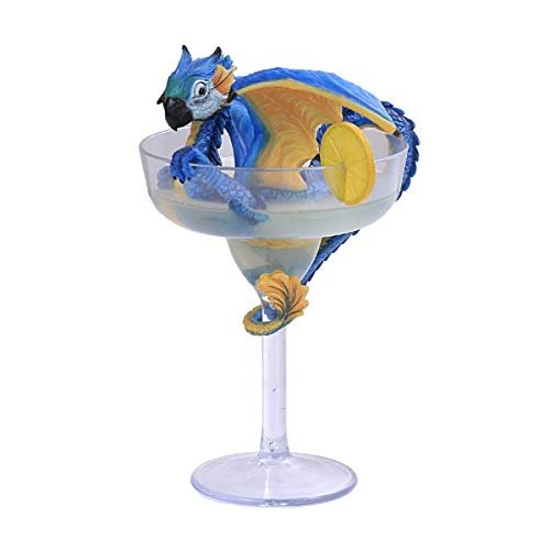 Pacific Giftware PT Drinks and Dragons Series Winged Dragon in Margarita Resin Figurine by Stanley Morrison