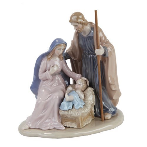 5.63 Inch The Holy Family Nativity Scene Ceramic Statue Figurine