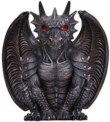 Pacific Giftware 7 Inches Winged Guardian Dragon Candle Holder