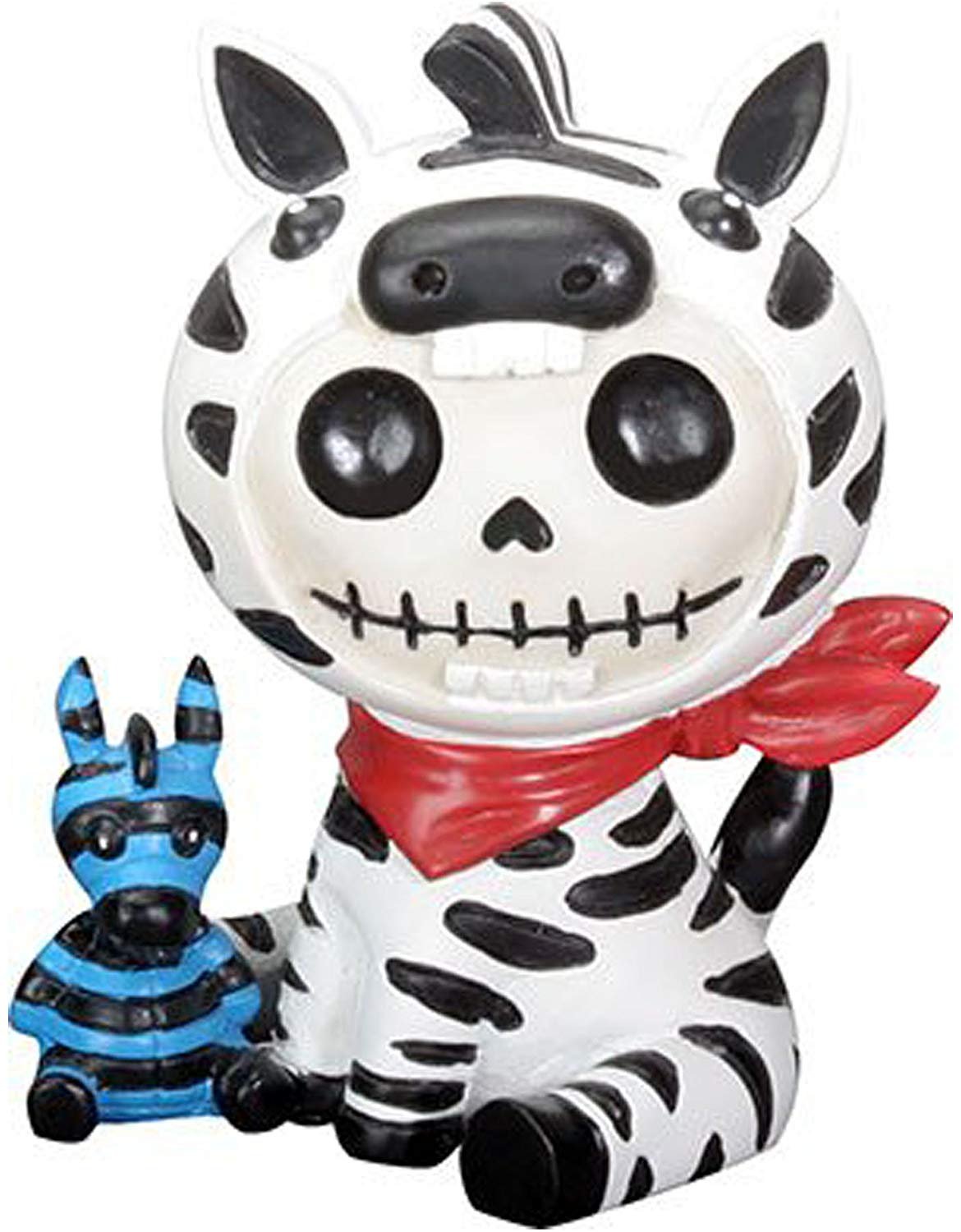 YTC Summit International Furrybones Zeebie Zebra Collectible Figurine 3 inch White