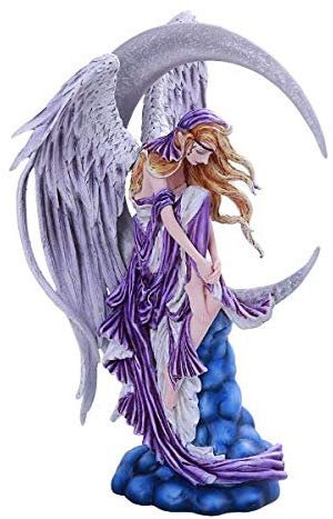 Pacific Giftware PT Nene Thomas Fantasy Art Collection Moon Dreamer Moon Fairy Resin Collectible Figurine