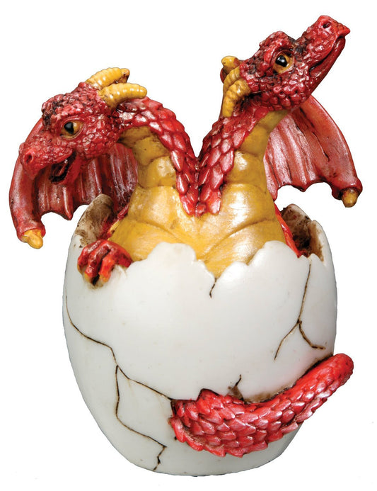 2 Headed Dragon Hatchling Collectible Figurine Statue Sculpture Figure