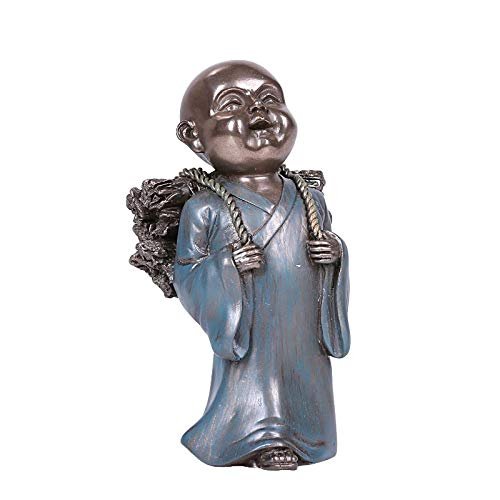 Pacific Giftware Small Happy Buddhist Monk Collectible Figurine