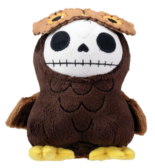 Furrybones Brown Owl Hottie Small Plush Doll