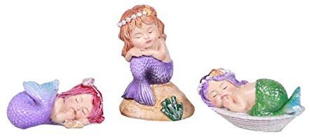 Pacific Giftware PT Mini Mermaids Decorative Statue Set of 3