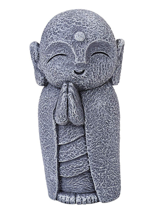 SUMMIT COLLECTION Small Smiling Jizo Monk with Clasped Hands