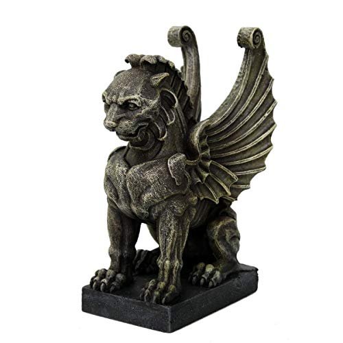 Pacific Giftware PT Winged Lion Gargoyle Home Decorative Resin Figurine