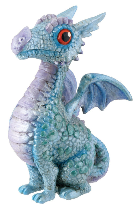 SUMMIT BY WHITE MOUNTAIN Blue Baby Dragon Figurine