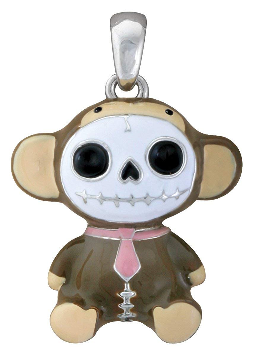 SUMMIT COLLECTION Furrybones Choco Monkey Munky Skeleton Boy Pendant Jewelry