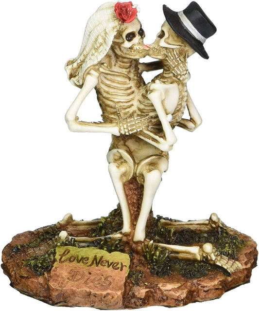 Love Never Dies Collectible Skeleton Sculpture