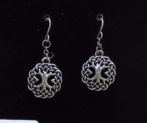 Alloy Celtic Tree of Life Earrings