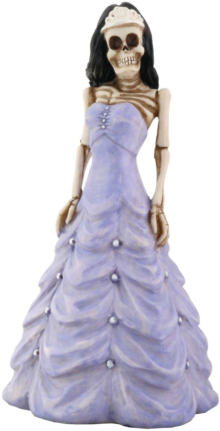 YTC Skeleton Quinceañera in Purple Figurine