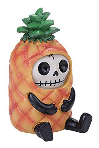 SUMMIT COLLECTION Furrybones Pina Signature Skeleton in Pineapple Costume Sitting Straight Up