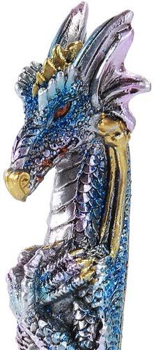 6.25 inches Fantasy Decorative Writing Dragon Sculpture Decorative Pen Gift Set - Set of 6