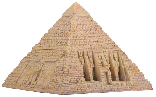 YTC Egyptian Sandstone Pyramid Box Collectible Egypt Decoration Container