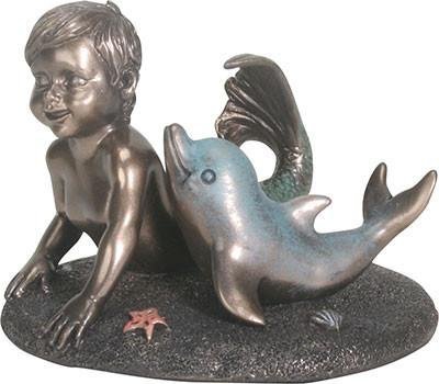 SUMMIT COLLECTION 8747 Merbaby Dolphin Figurine