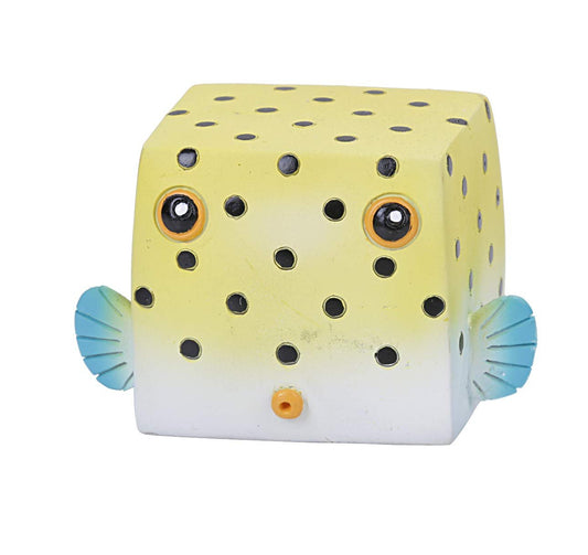 SUMMIT COLLECTION Boxy The Cubed Pufferfish - Exotic Sea Creature Collectible Figurine