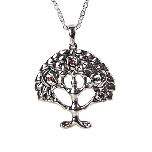 CELTIC TREE OF LIFE NECKLACE PENDANT PEWTER ALLOY