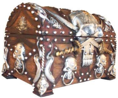 Pirate’s Treasure Chest Trinket / Mini Jewelry Box