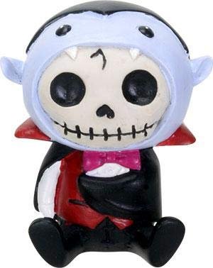 SUMMIT COLLECTION Furrybones Count Signature Skeleton in Halloween Vampire Costume