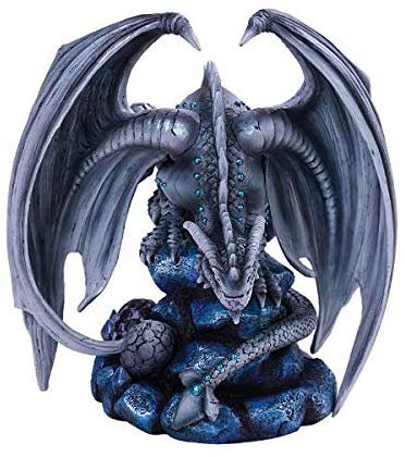 Pacific Giftware Anne Stokes Age of Dragons Rock Dragon with Butterfly Home Tabletop Decorative Resin Figurine