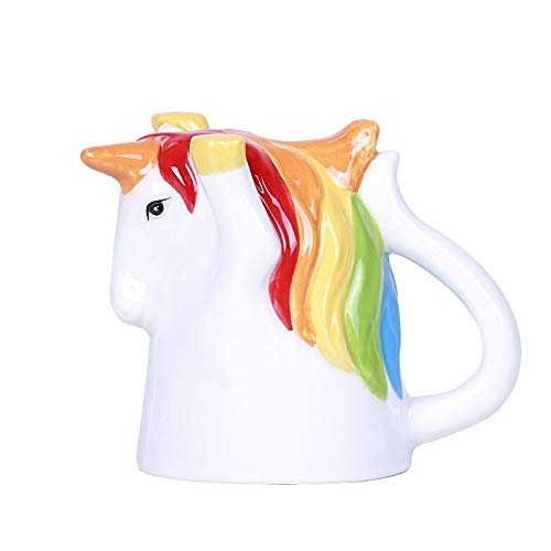 Pacific Giftware Topsy Turvy Unicorn Expresso Mug Adorable Mug Upside Down Home Office Decor