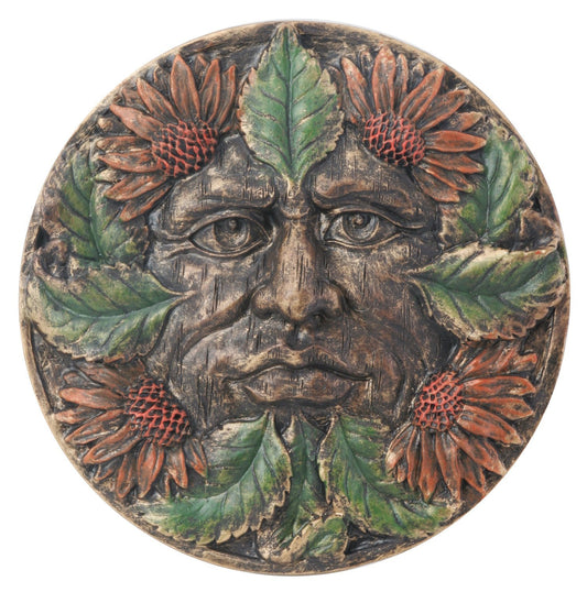 Greenman Plaque Summer Collectible Figurine