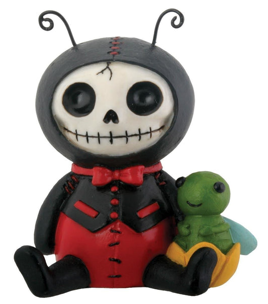 Dots Ladybug Furry Bones Statue