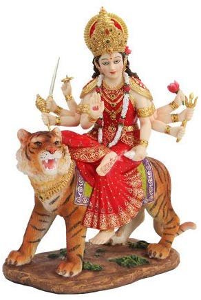 PTC 8.5 Inch Durga Mythological Indian Hindu Goddess Statue Figurine