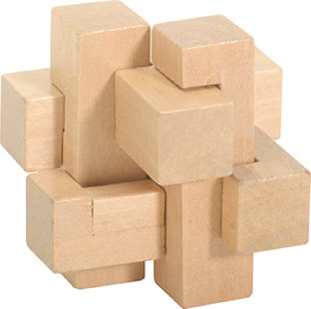 YTC Frank Lloyd Wright Projection 3D Block Puzzle Made with Real Wood