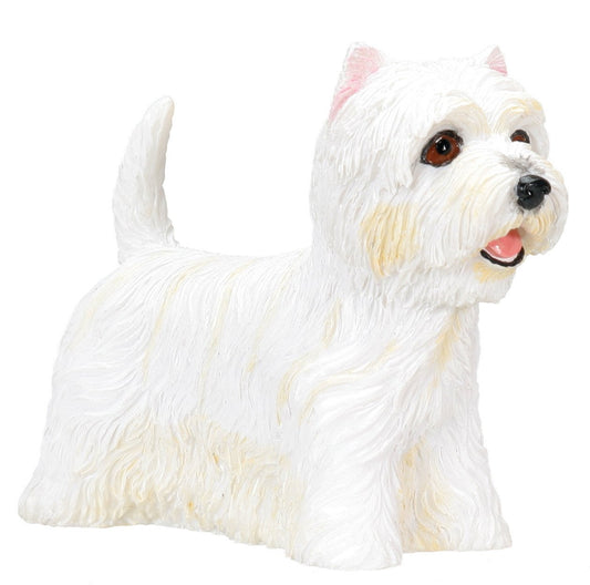 West Highland Terrier (Westie) Dog - Collectible Statue Figure Yorkie