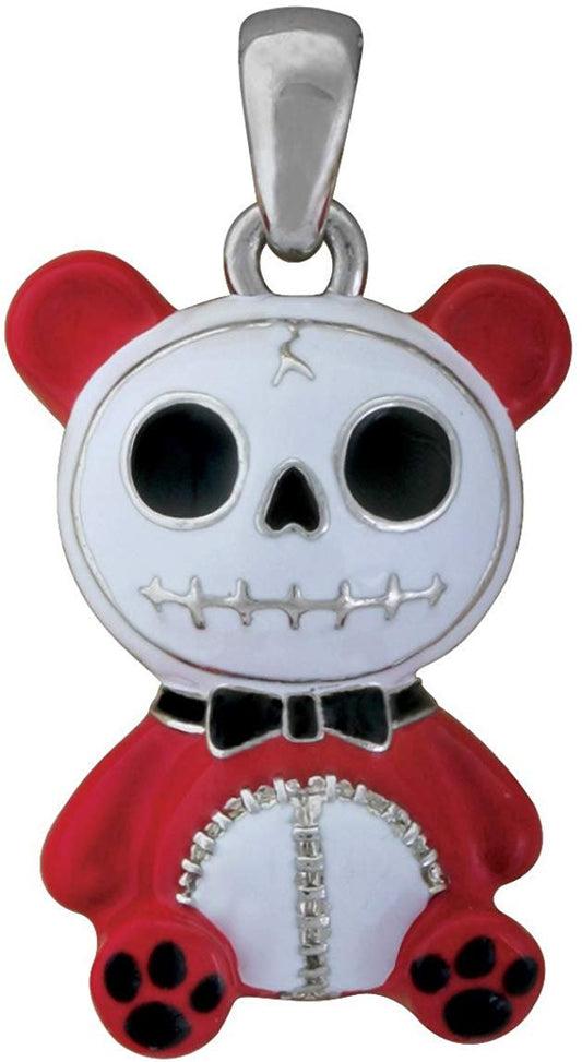 SUMMIT COLLECTION Furrybones Red Panda Bear Pandie Skeleton Boy Pendant Jewelry