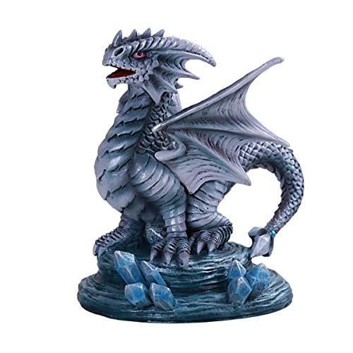 Pacific Giftware Anne Stokes Age of Dragons Baby Crystal Rock Dragon Home Tabletop Decorative Resin Figurine