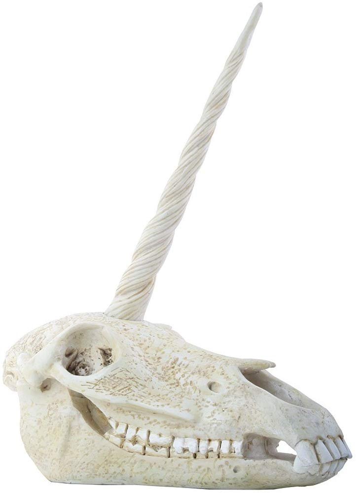 Cool Unicorn Skull Statue