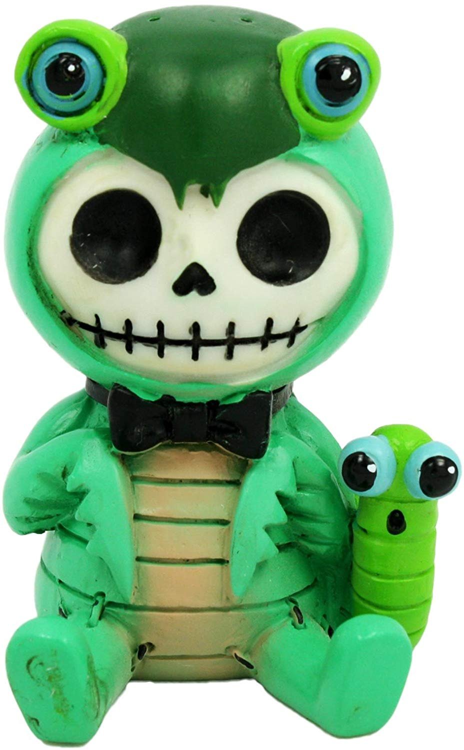 SUMMIT COLLECTION Furrybones Manny Signature Skeleton in Praying Mantis Costume with Worm