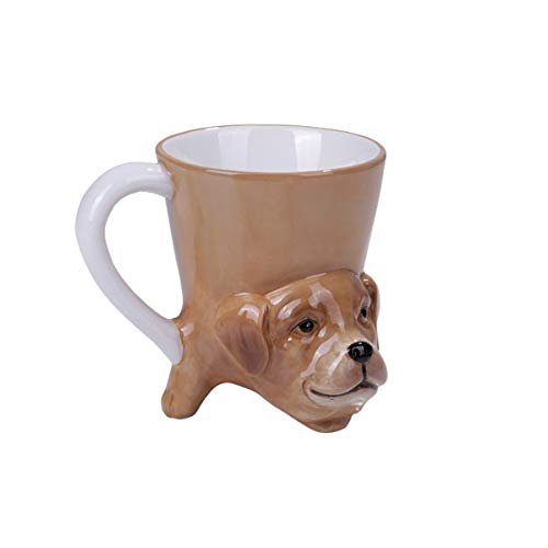 Pacific Giftware Topsy Turvy Dog Mug Adorable Mug Upside Down Home Office Decor